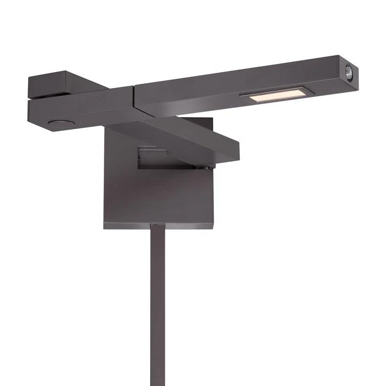 WAC Lighting Flip LED 3000K Left Contemporary Aluminum Swing Arm in Bronze