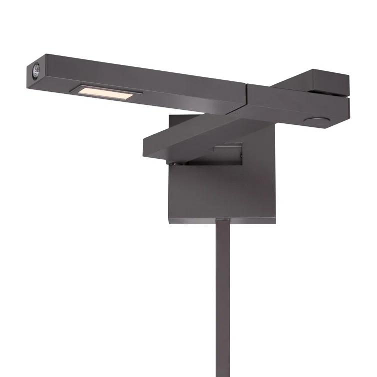 WAC Lighting Flip LED 3000K Right Contemporary Aluminum Swing Arm in Bronze