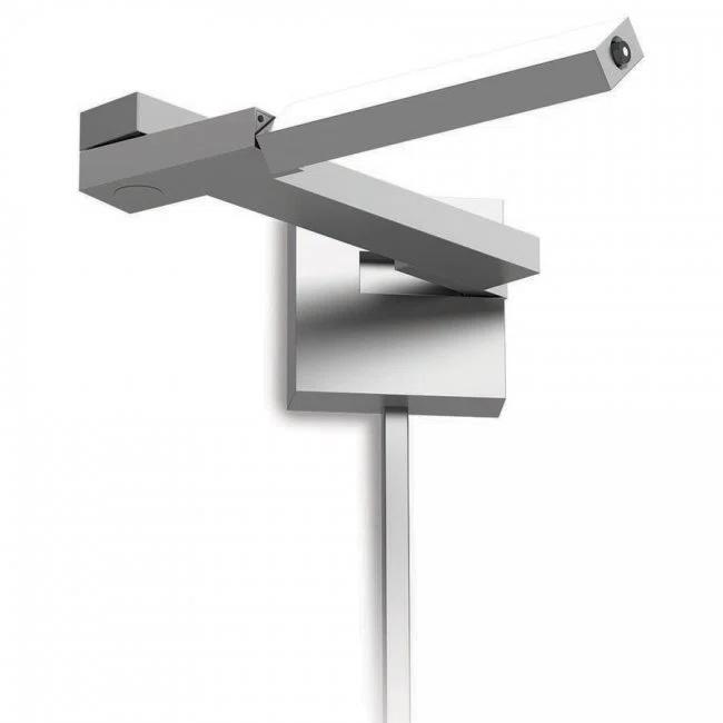 WAC Lighting Flip LED 3000K Right Contemporary Aluminum Swing Arm in Chrome