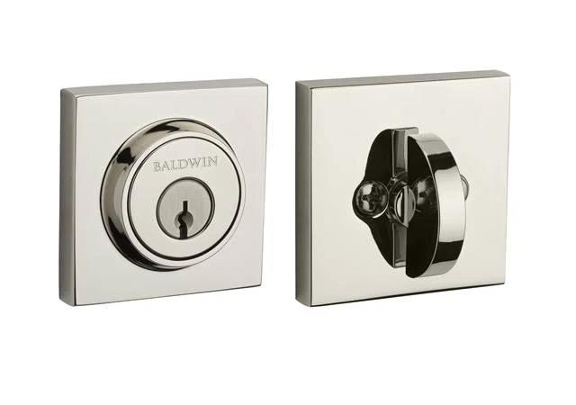 Contemporary Single Cylinder Deadbolt with Smartkey