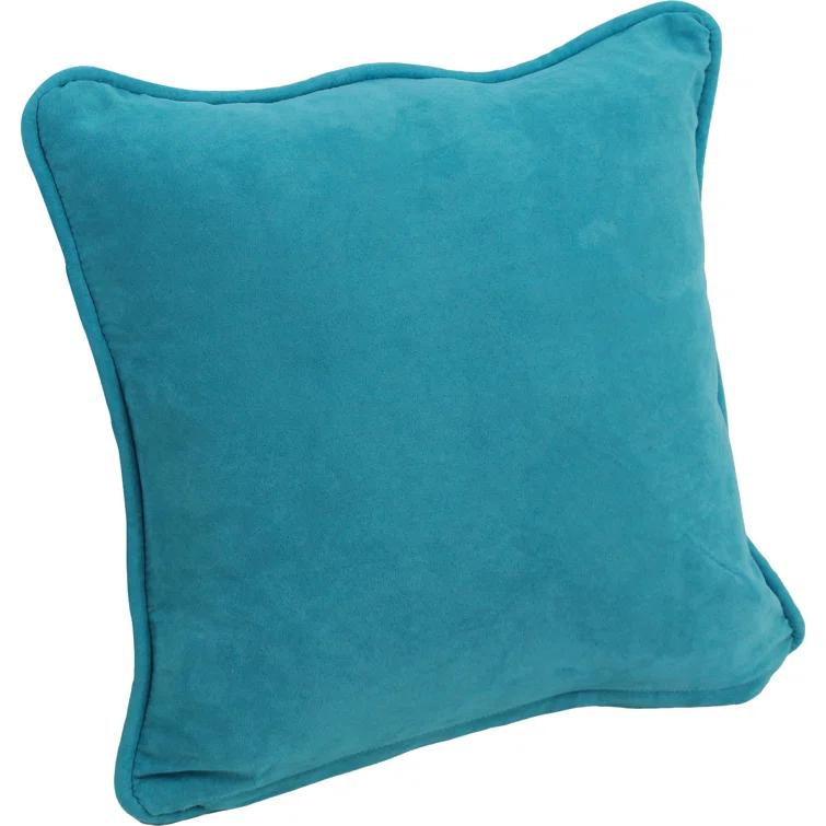 Microsuede Reversible Throw Pillow