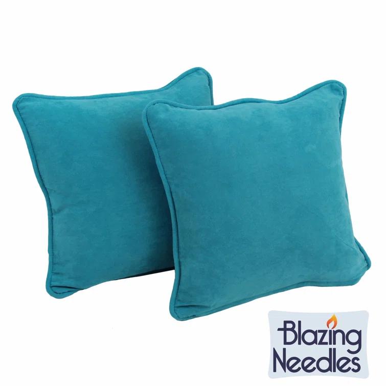 Microsuede Reversible Throw Pillow