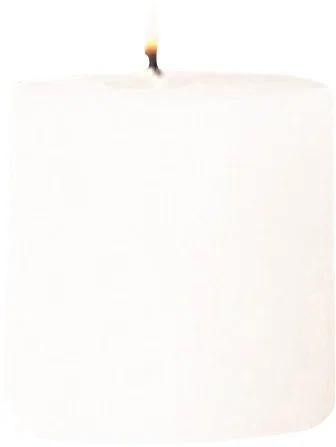 Ivory Dripless Flameless Paraffin Pillar Candle