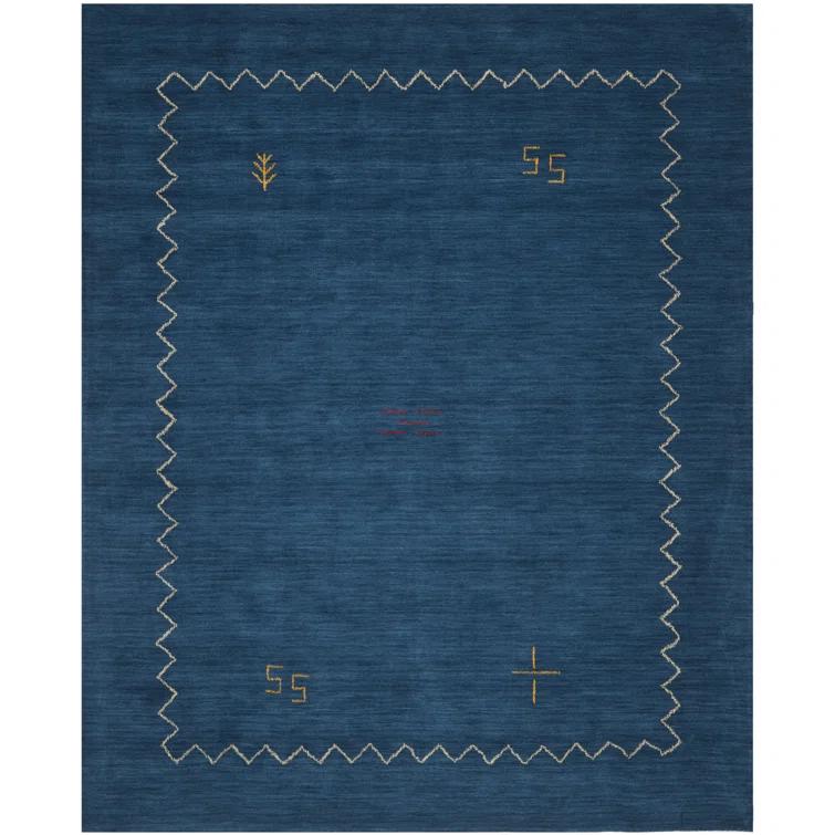 Danforth Hand-Woven Flatweave Wool Area Rug