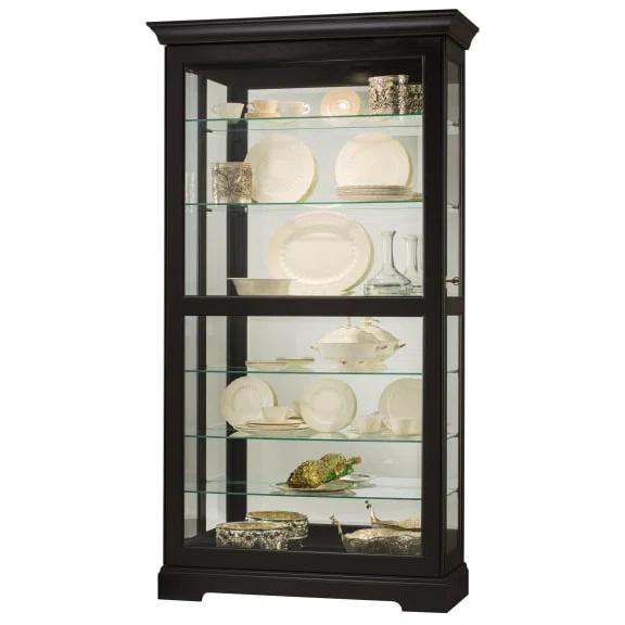Howard Miller Tyler Ii Curio Cabinet 680538 Black Satin