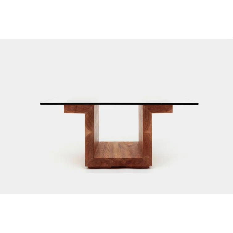 SQG Pedestal Coffee Table with Storage