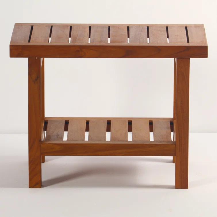 Aqua Teak Spa 24'' W Teak Shower Bench