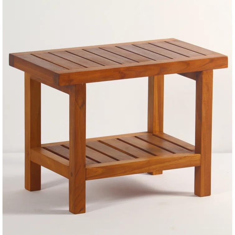 Aqua Teak Spa 24'' W Teak Shower Bench