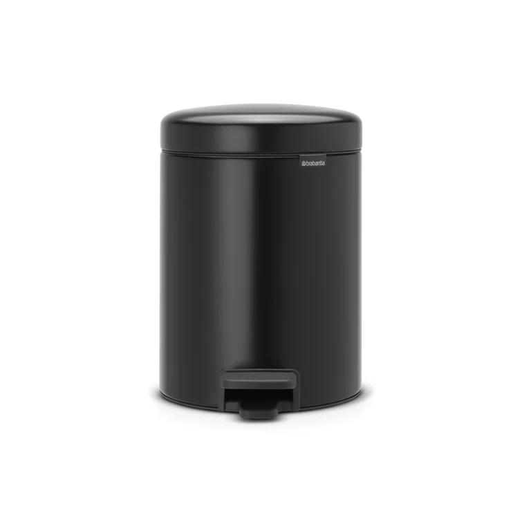 Brabantia NewIcon Step On Trash Can, 1.3 Gallon (5 Liter)