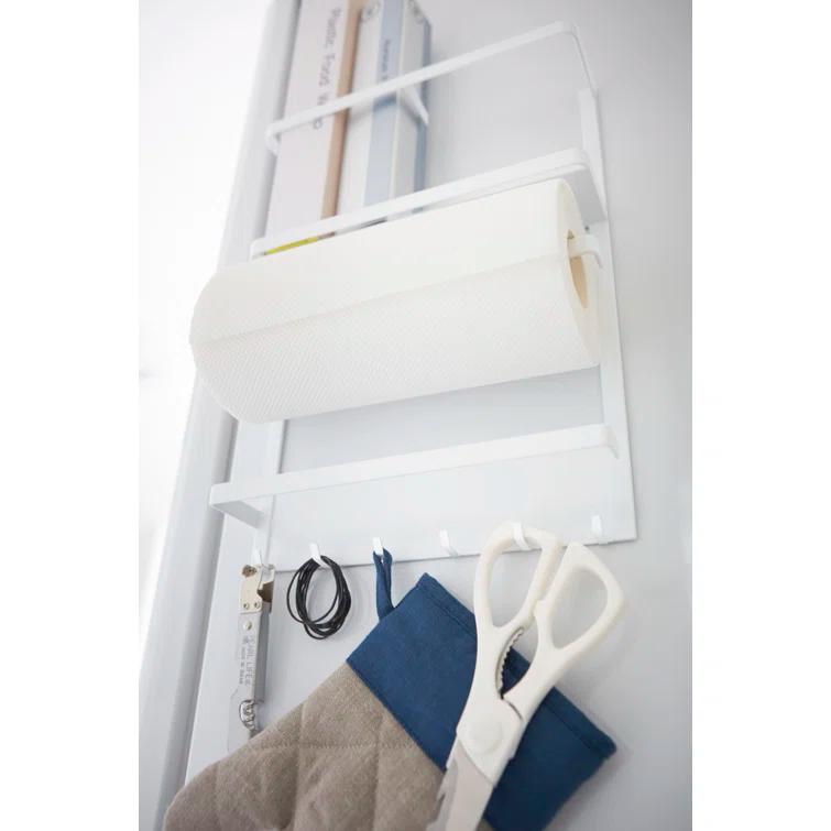 Yamazaki Home Kitchen Rack - Magnetic Storage Holder & Organizer, Steel, Magnetic