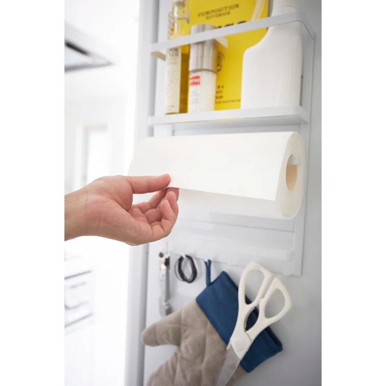Yamazaki Home Kitchen Rack - Magnetic Storage Holder & Organizer, Steel, Magnetic