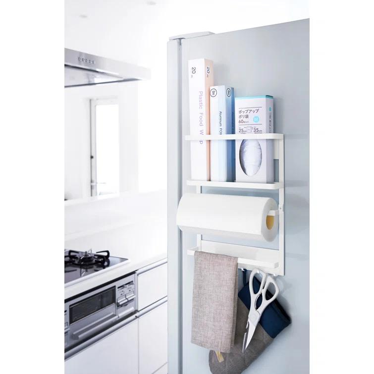 Yamazaki Home Kitchen Rack - Magnetic Storage Holder & Organizer, Steel, Magnetic