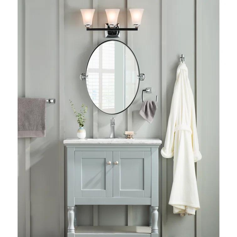 Moen Voss Single Hole Bathroom Faucet with Drain Assembly