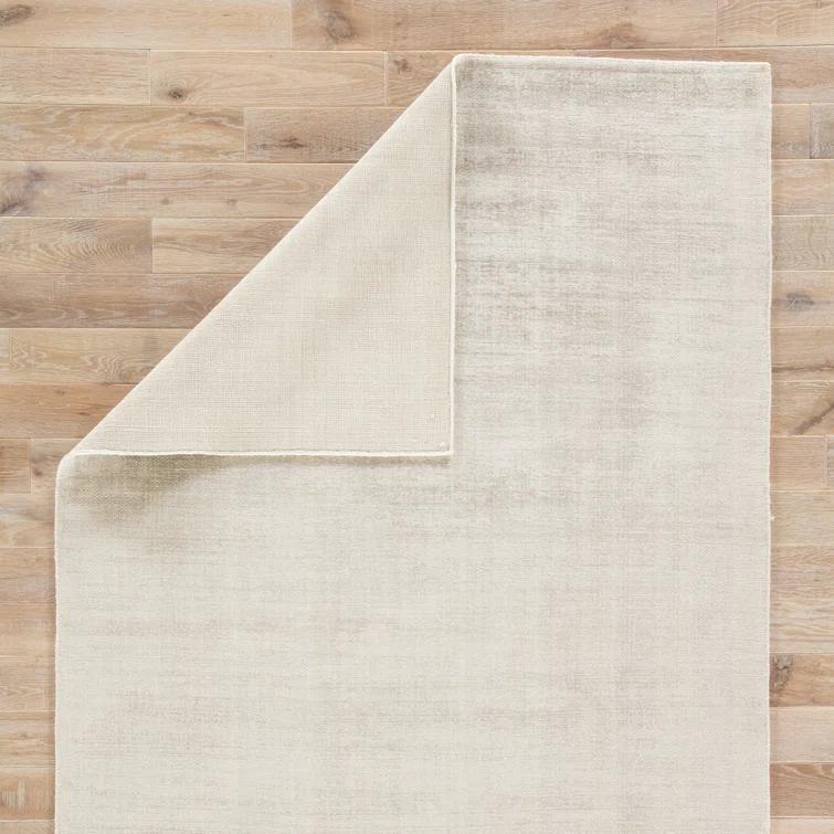 Owens Hand Loomed Rayon / Viscose Pelican Rug