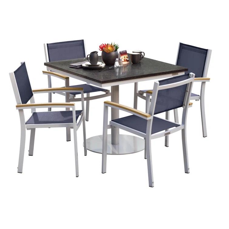 Travira Stacking Patio Arm Chair