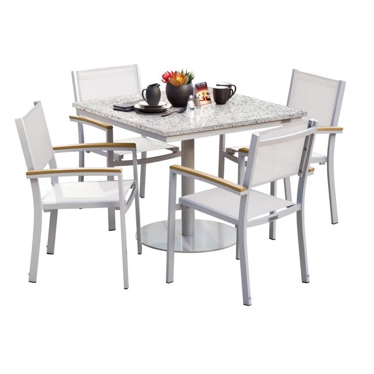 Travira Stacking Patio Arm Chair