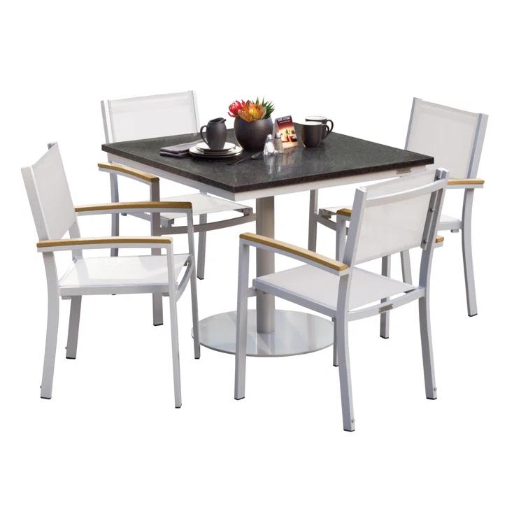 Travira Stacking Patio Arm Chair
