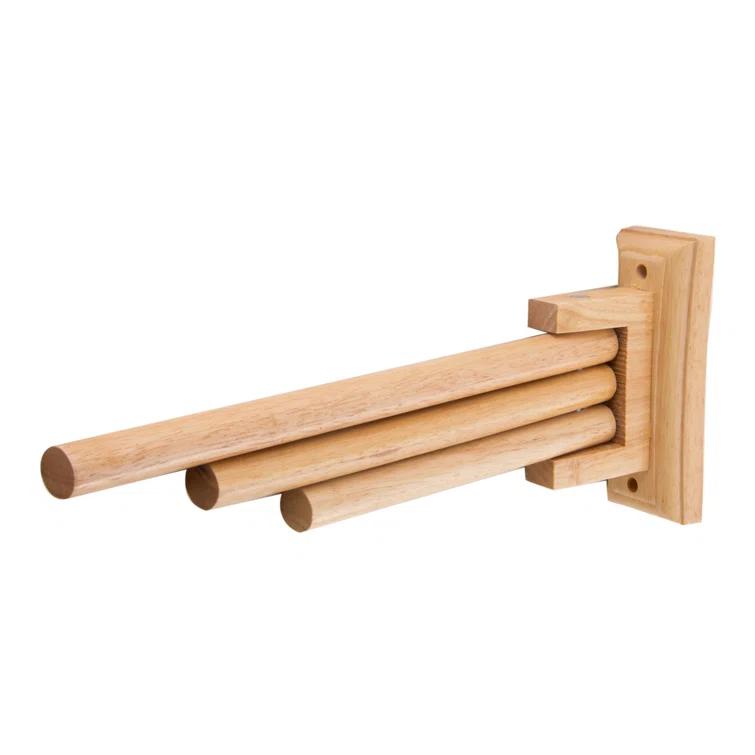 22.8'' Wood Wall Towel Bar