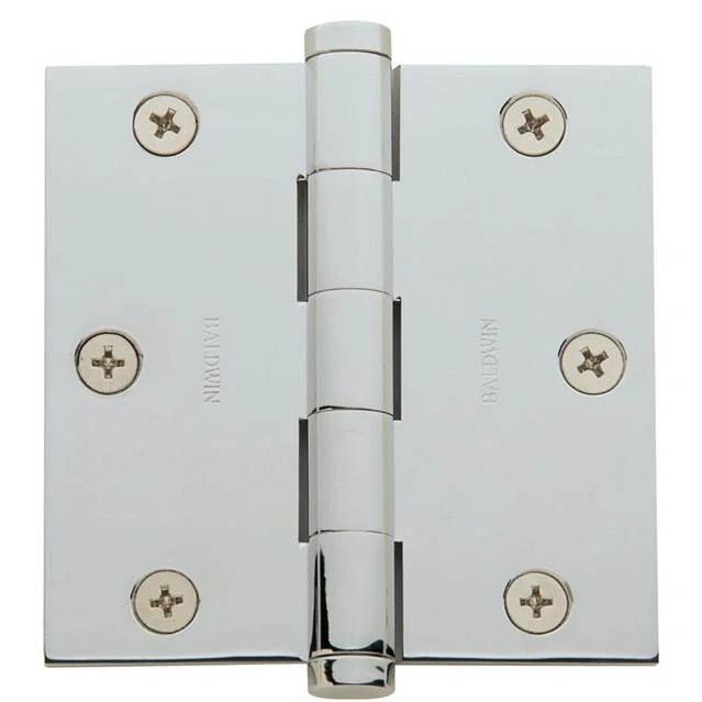 Baldwin 3.5" H x 3.5" W Butt Bearing Single Door Hinge
