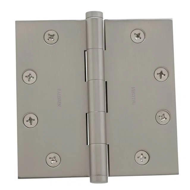 Baldwin 4.5" H x 4.5" W Butt Bearing Single Door Hinge