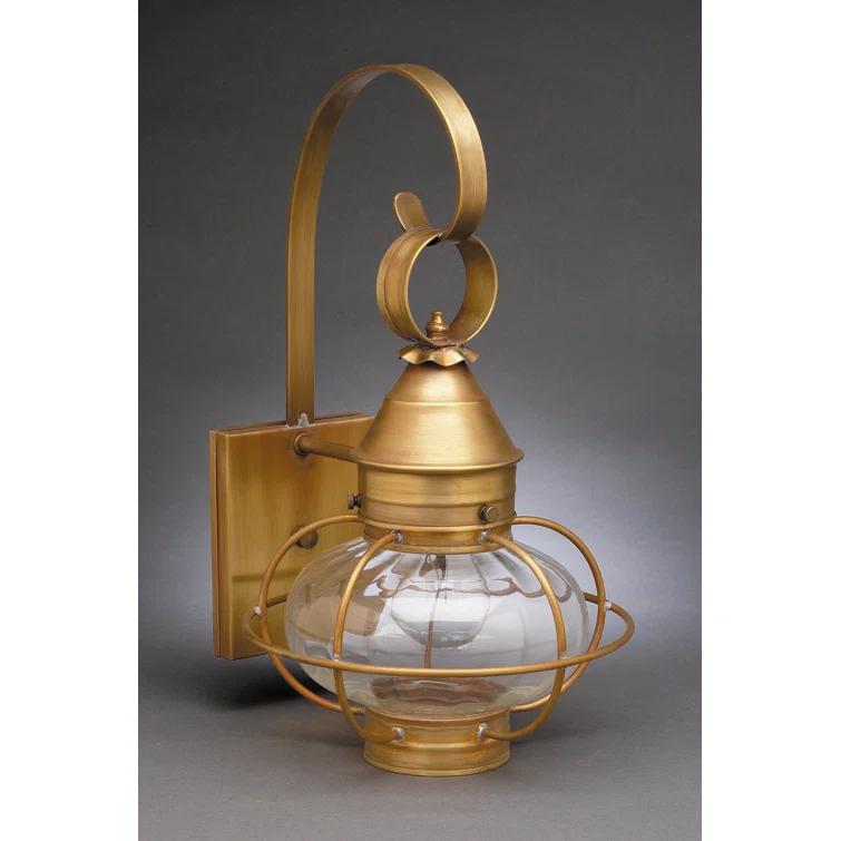 Onion 1-Light Outdoor Wall Lantern
