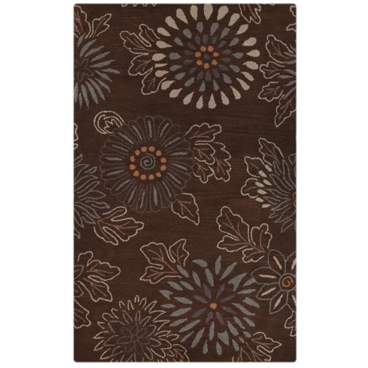 Get My Rugs LLC HAND TUFTED WOOL ECO-FRIENDLY AREA RUGS, Floral Design, Contemporary Design