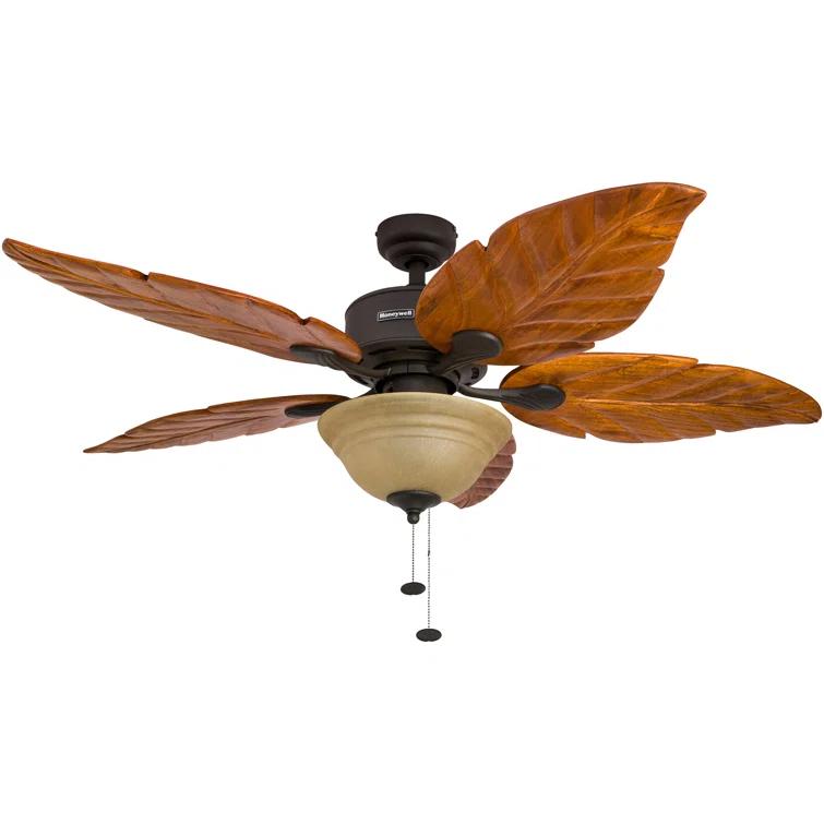 Honeywell 52" Royal Palm Tropical 5 Blade Ceiling Fan