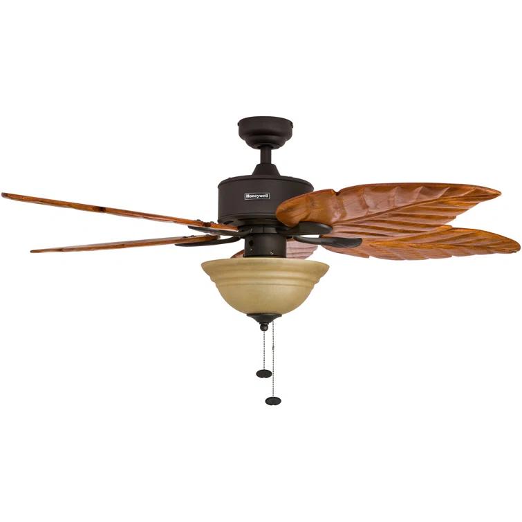 Honeywell 52" Royal Palm Tropical 5 Blade Ceiling Fan