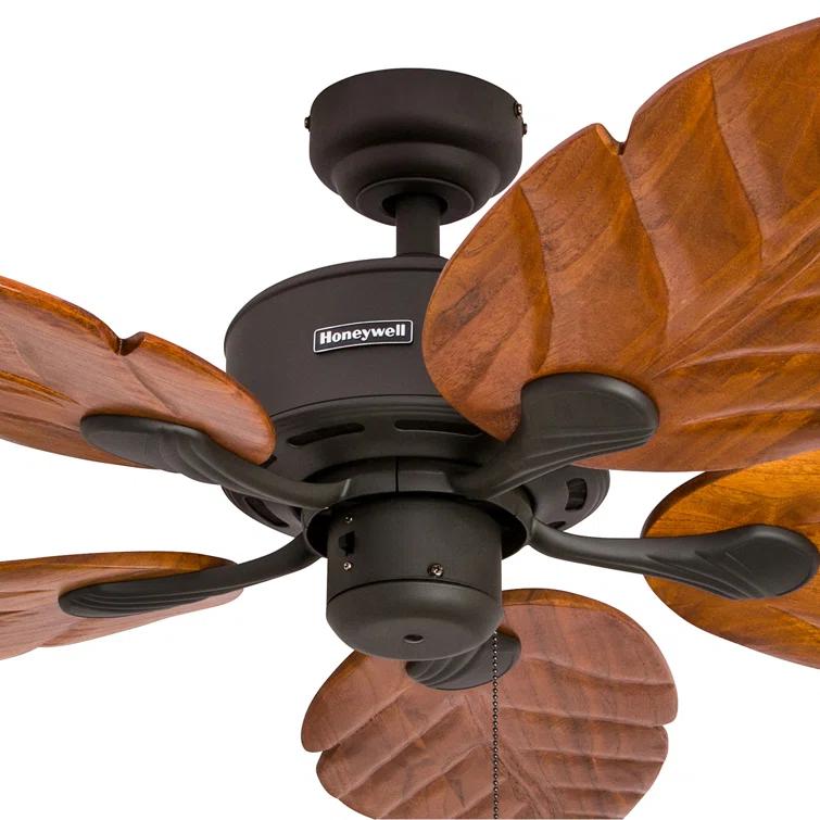 Honeywell 52" Royal Palm Tropical 5 Blade Ceiling Fan