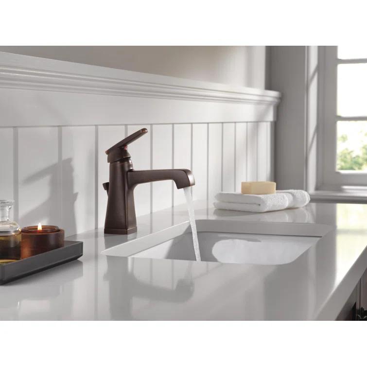 Ashlyn Single Hole Bathroom Faucet with Drain Assembly, Single Handle Bathroom Sink Faucet