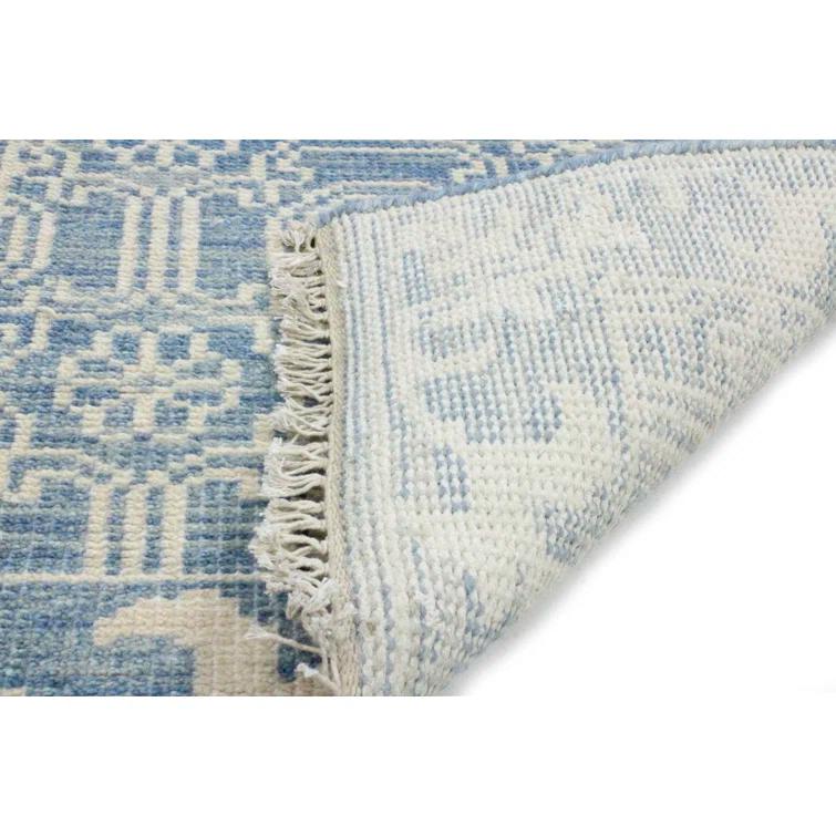 Addie Wool Denim/Cream Rug