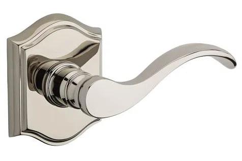 Curve Passage Door Lever with Traditional Arch Rose