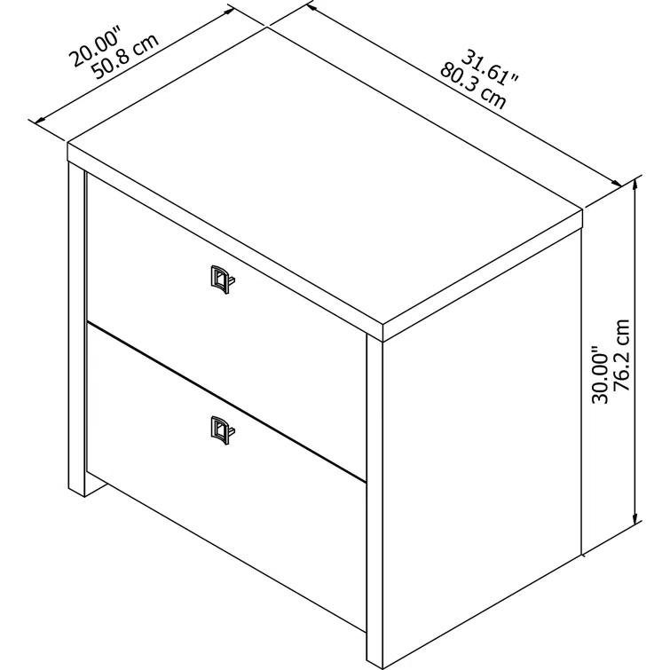 Echo 2 -Drawer File Cabinet