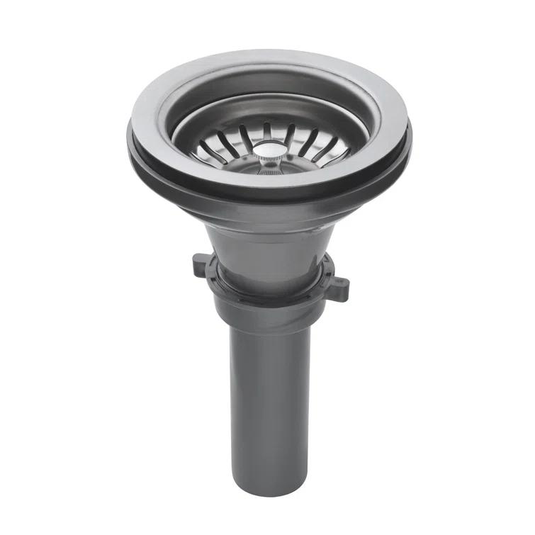 KRAUS 25 inch L Topmount Single Bowl 18 Gauge Stainless Steel Kitchen Sink with NoiseDefend Soundproofing