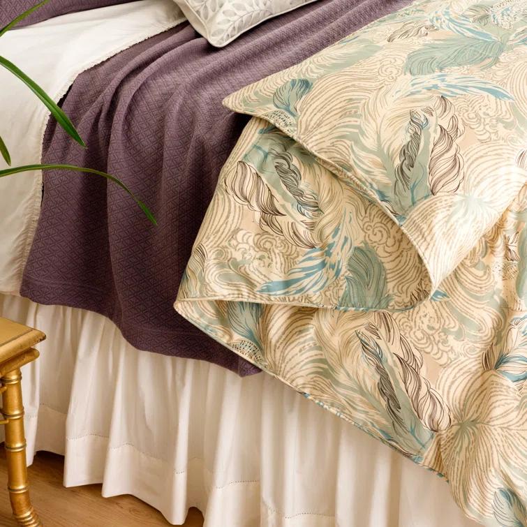Classic Hemstitch Ivory Bed Skirt