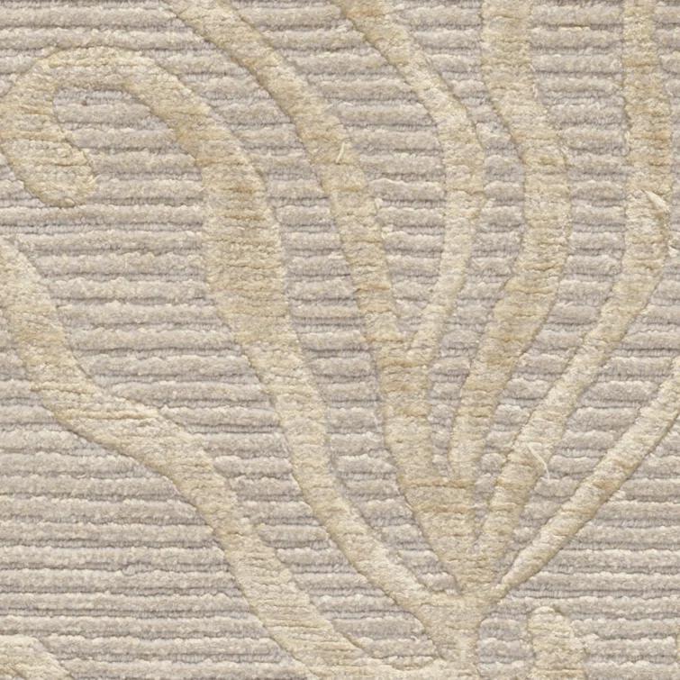 Martha Stewart Silk & Wool Pile Floral Rug