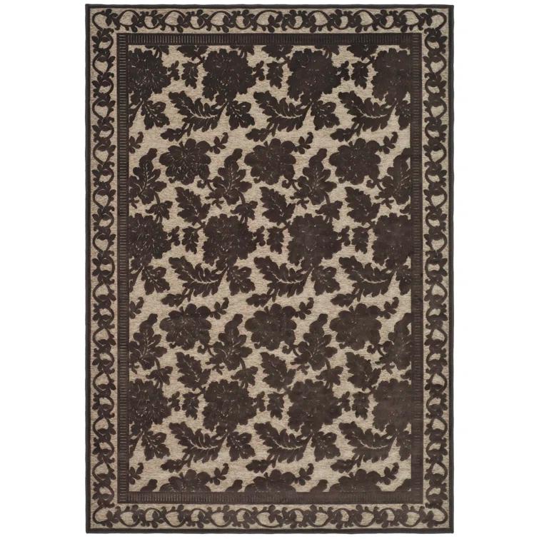 Martha Stewart Peony Performance Floral Rug