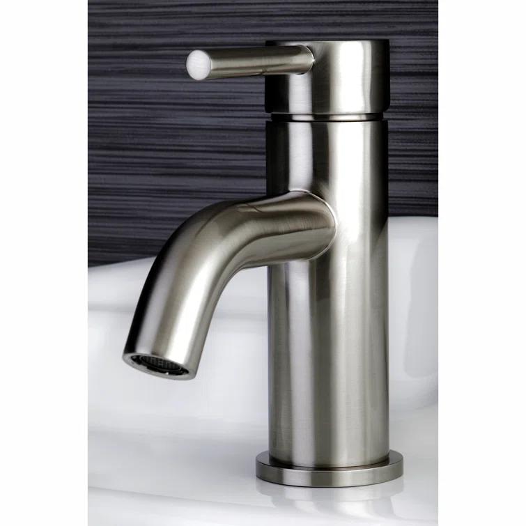 Kingston Brass Concord Single-Handle 1-Hole Deck Mount Bathroom Faucet with Push Pop-Up