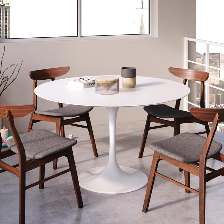 Hartford Dining Chair in Warm Gray/Walnut