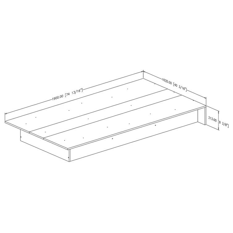 Libra Twin Platform Bed