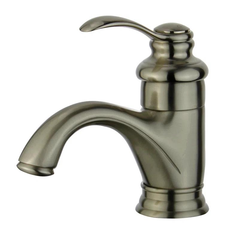 Barcelona Single-Hole Single-handle Bathroom Faucet with Drain Assembly