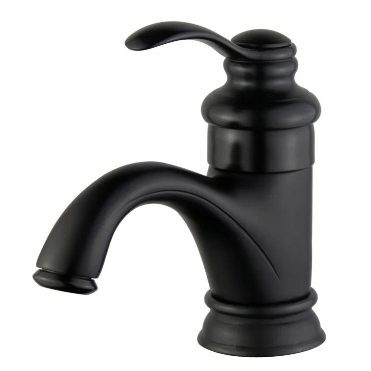 Barcelona Single-Hole Single-handle Bathroom Faucet with Drain Assembly