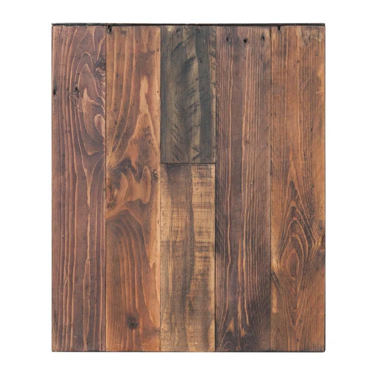 Templin Light Brown Recycled Pine Rustic Bench