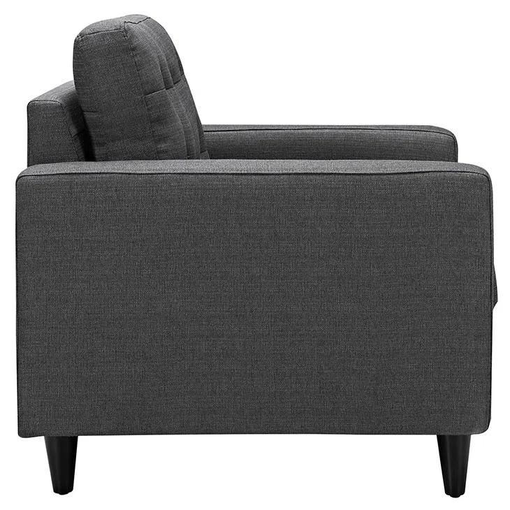 Modway Empress' Mid Century Tufted Arm Chairs