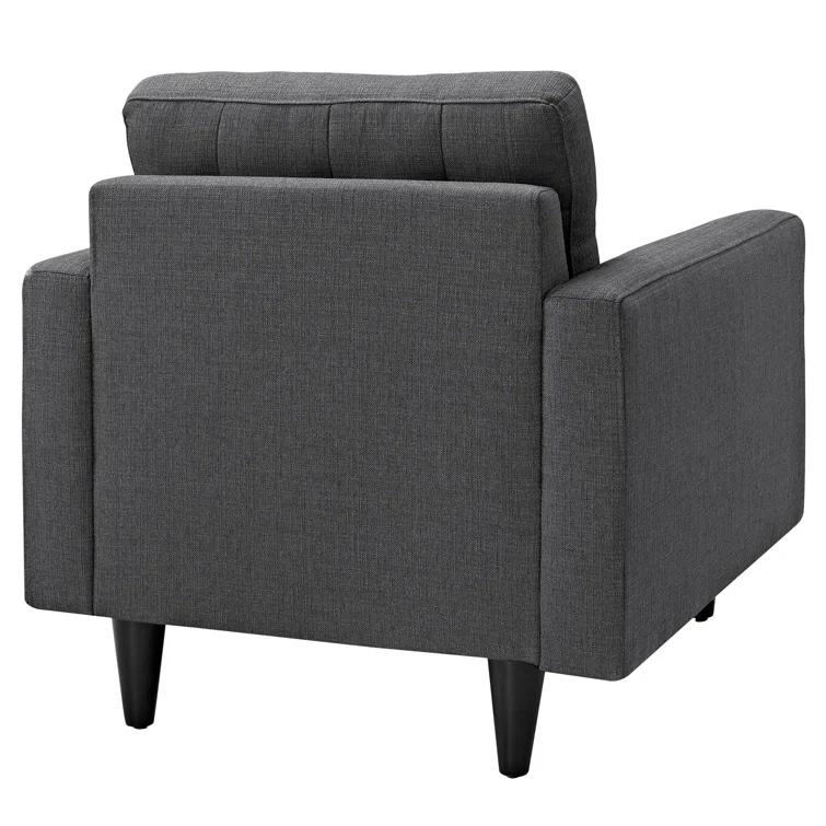 Modway Empress' Mid Century Tufted Arm Chairs