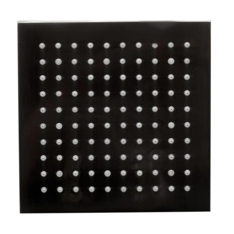 Rain Fixed Shower Head 1.8 GPM GPM with Temperature-based LED