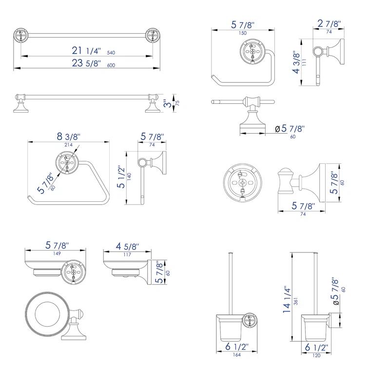 Bathroom Accessory Set