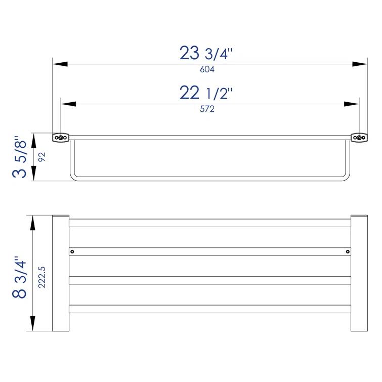 1 Wall Towel Rack