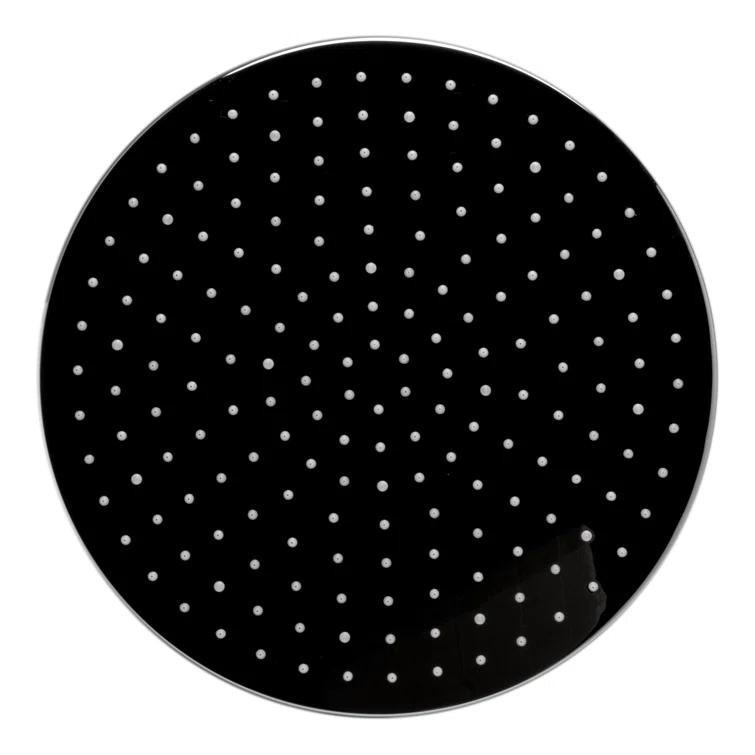 Rain Fixed Shower Head 1.8 GPM GPM with Temperature-based LED