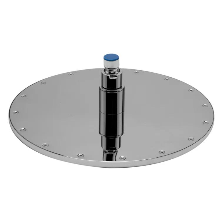Rain Fixed Shower Head 1.8 GPM GPM with Temperature-based LED
